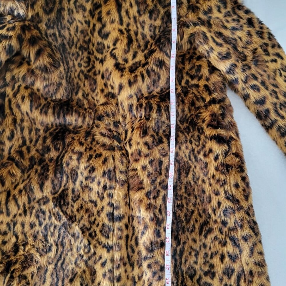 J.CREW Collection Leopard Print Collared Lined Coat XXXS/XXS/XS Pockets - Picture 12 of 15